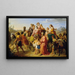 The Return of Jacob - Karl von Blaas — framed artwork on a wall