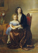 Leonie Countess Lanckoronska née Countess Potocka with her son Karl - Karl von Blaas — artwork view
