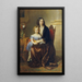 Leonie Countess Lanckoronska née Countess Potocka with her son Karl - Karl von Blaas — framed artwork on a wall