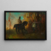 Military patrol 1866 - Karl von Blaas — framed artwork on a wall