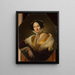 Portrait painting of Elżbieta Woroncow née Branicka 1792-1880 - Karl von Blaas — framed artwork on a wall