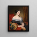 Portrait Objects - Karl von Blaas — framed artwork on a wall