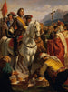 The Prince Eugene marches into Bosnia in 1697 - Karl von Blaas — artwork view