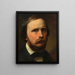Self-portrait of Karl Blaas - Karl von Blaas — framed artwork on a wall