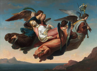 Karl von Blaas - The Miraculous Translation of the Body of Saint Catherine of Alexandria to Sinai.webp