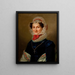 Retrato de Teresa Hausner - Karol Schweikart — cuadro enmarcado en la pared
