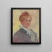 Self-portrait - Katherine Sophie Dreier — framed artwork on a wall