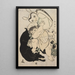 Untitled Painting - Katsukawa Shun'ei — framed artwork on a wall