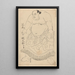 Lutteur - Katsukawa Shun'ei — framed artwork on a wall