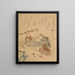 Ormeau - Katsushika Hokusai — framed artwork on a wall