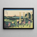 Buisson senju - Katsushika Hokusai — framed artwork on a wall