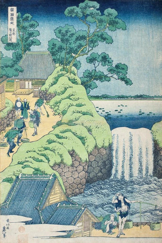 Katsushika Hokusai - Falls of Aoigaoka in the Eastern Capital.webp