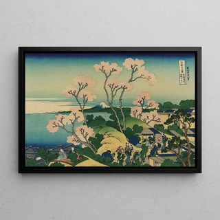 Katsushika Hokusai - Gotenyama hill Shinagawa on the Tkaid.webp