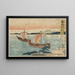 Maisaka - Katsushika Hokusai — framed artwork on a wall
