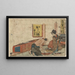Shirasuka - Katsushika Hokusai — framed artwork on a wall