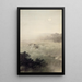 Evening by Moonlight - Kawai Gyokudō — framed artwork on a wall