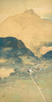 Luz de la tarde - Kawamura Manshū — vista de la obra