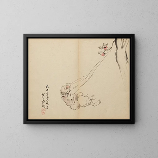 Kawanabe Kysai - Longarms Snatching Fruit.webp