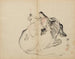 Monju de pie - Kawanabe Kyōsai — vista de la obra
