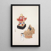 Illustrations collectées de jouets japonais par Kyōsen Pl038 - Kawasaki Kyōsen — framed artwork on a wall