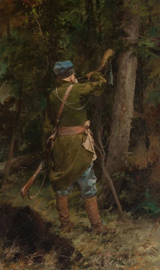 Kazimierz Alchimowicz - Troops with a horn.webp