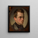 Retrato de un hombre - Kazimierz Mordasewicz — cuadro enmarcado en la pared