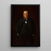 Portrait Painting of Hipolit Wawelberg - Kazimierz Pochwalski — framed artwork on a wall