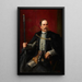 Retrato de Jan Tarnowski - Kazimierz Pochwalski — cuadro enmarcado en la pared