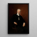 Retrato de Paweł Popiel - Kazimierz Pochwalski — cuadro enmarcado en la pared
