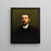 Retrato de Raimund Grübl - Kazimierz Pochwalski — cuadro enmarcado en la pared