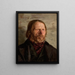 Ruthenian Painting - Kazimierz Pochwalski — framed artwork on a wall