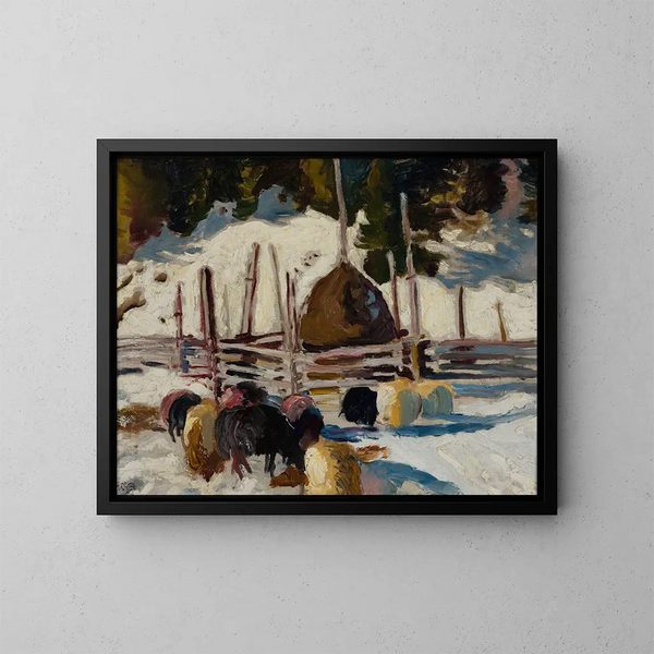 Estudio de paisaje - Kazimierz Sichulski — cuadro enmarcado en la pared