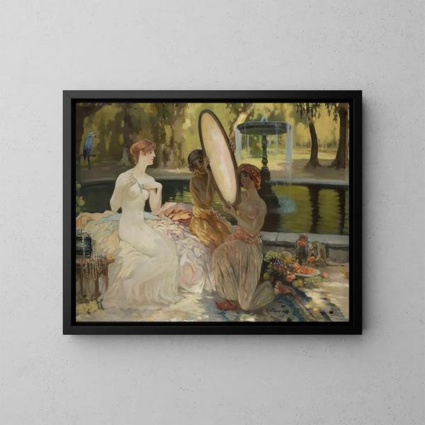 de joyas de cuentos de hadas - Kazimierz Stabrowski — cuadro enmarcado en la pared