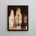 Cour du monastère de Monreale à Palerme - Kazimierz Stabrowski — framed artwork on a wall