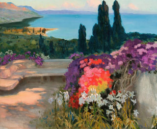 Kazimierz Stabrowski - Southern landscape  Taormina.webp