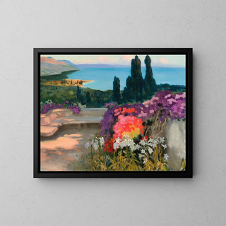 Kazimierz Stabrowski - Southern landscape  Taormina.webp