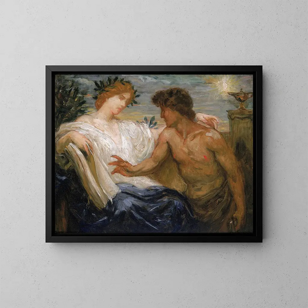 Study for Science instructing Industry - Kenyon Cox — framed artwork on a wall