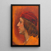 Study of a Man - Kenyon Cox — framed artwork on a wall