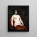 The silver hand mirror - Kenyon Cox — framed artwork on a wall