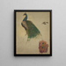 Study of the Peacock's Science in the Tympan - Kenyon Cox — framed artwork on a wall