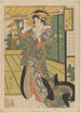 Geisha - Kikukawa Eizan — vista de la obra