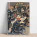 Reproduction of the painting Kinhyōshi Yōrin Painting, hero of the Suikoden - Utagawa Kuniyoshi