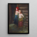 Filles du village - Kirill Vikentevich Lemokh — cuadro enmarcado en la pared