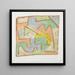 Kirke - Paul Klee — cuadro enmarcado en la pared