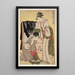 Chbon no zu Image de la classe moyenne - Kitagawa Utamaro — framed artwork on a wall