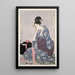 Harishigoto Couture - Kitagawa Utamaro — framed artwork on a wall