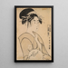 Hinakoto de Hygor - Kitagawa Utamaro | Cuadro — cuadro enmarcado en la pared