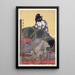 Horogaya Moustiquaire para bebé - Kitagawa Utamaro — cuadro enmarcado en la pared