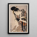 Kamiyui Coiffeur - Kitagawa Utamaro — framed artwork on a wall