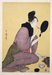 Kuchibeni Pintar los labios - Kitagawa Utamaro — vista de la obra
